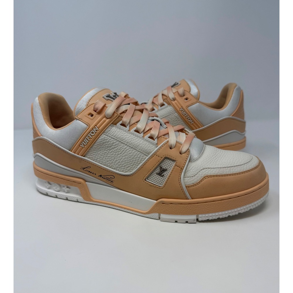Louis Vuitton Trainer Sneaker Pink/White Size 10 US 9 LV
